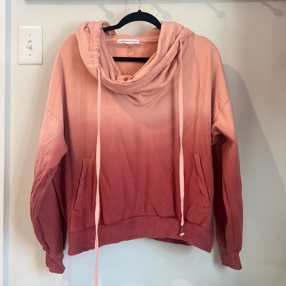 Young Fabulous and Broke Ombré Piper Hoodie Sweatshirt Large - Picture 3 of 8